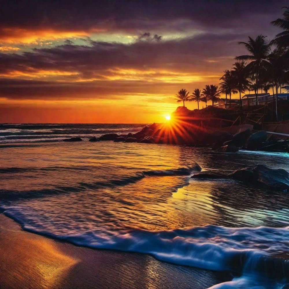 Sunset On The Beach 233