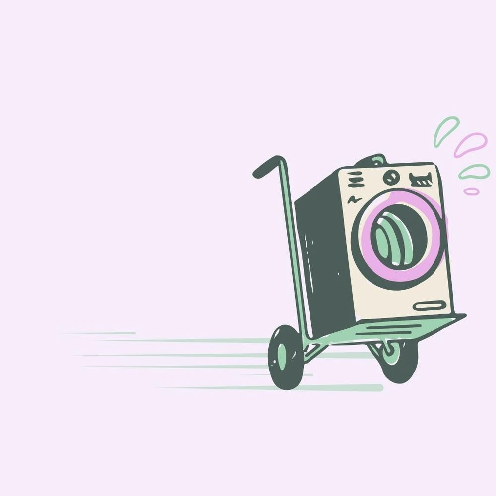 Washing Machine On Wheels