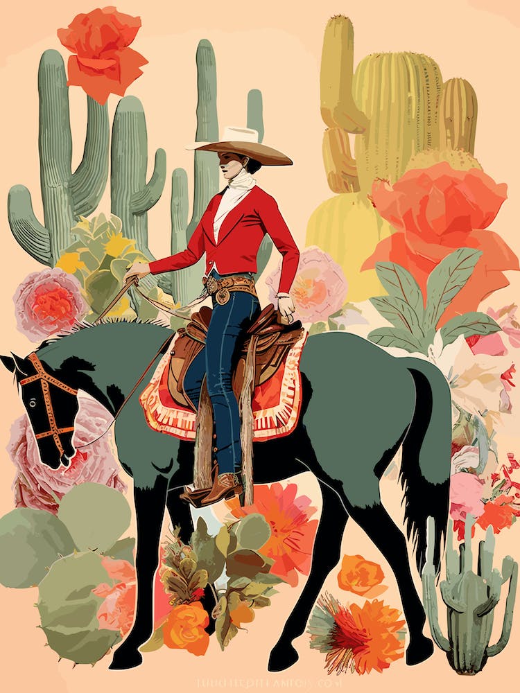 Collage Of Cowgirl Cactus 7