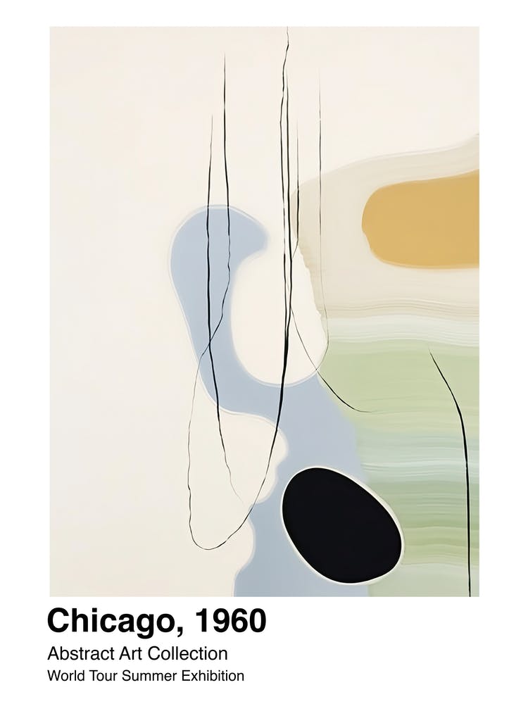 World Tour Exhibition, Abstract Art, Chicago, 1960 5
