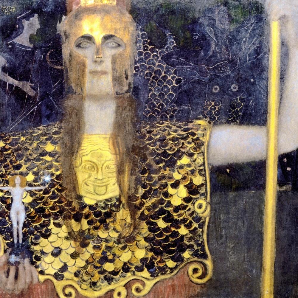 Pallas Athena (1898), Gustav Klimt