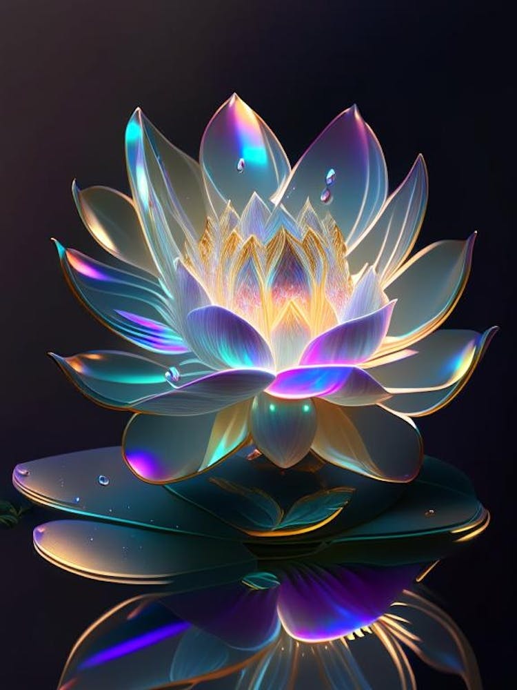 Amur Lotus Holographic 4