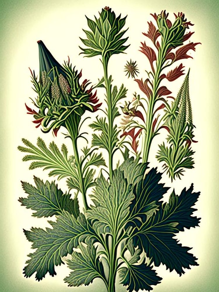 Spikenard Herb Vintage Botanical