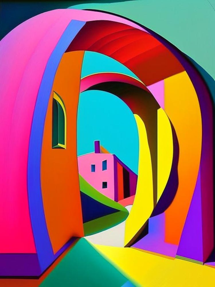 Wormhole Abstract Modern Pop Space