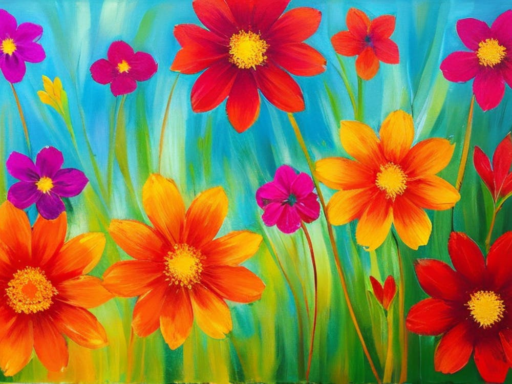 Bunte Blumen 1