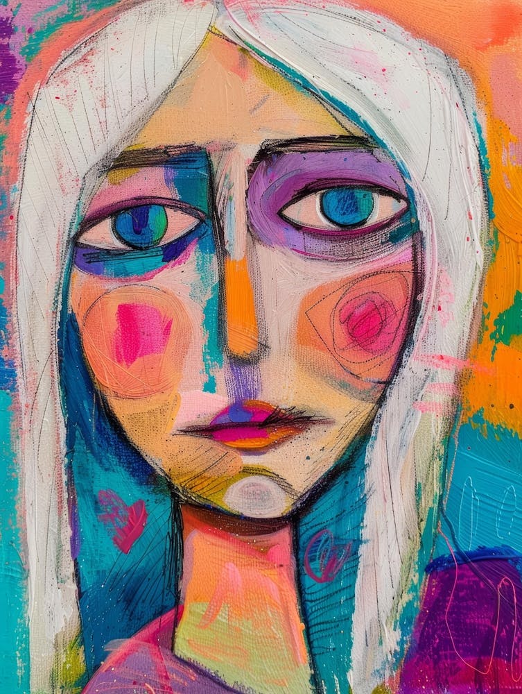 Woman With Blue Eyes 9