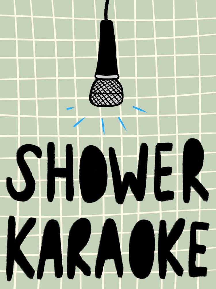 Shower Karaoke Green