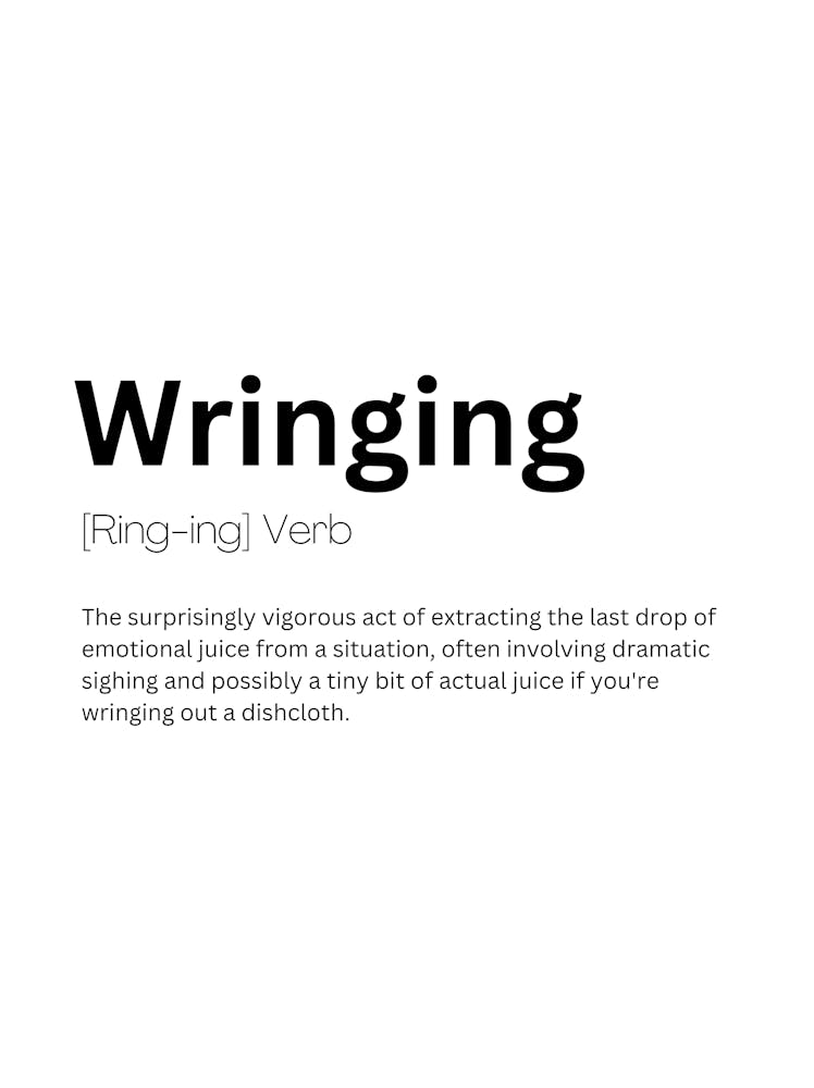 Wringing Definition Meaning