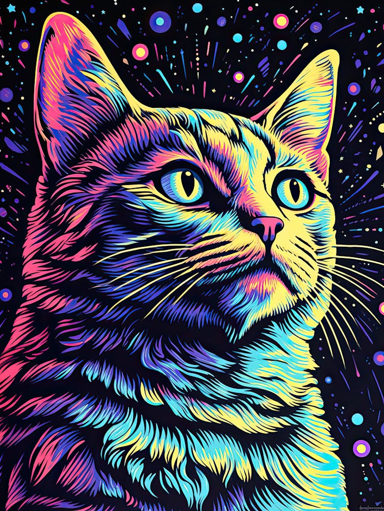 Quantum Purrplexity, Psychedelic Cats series