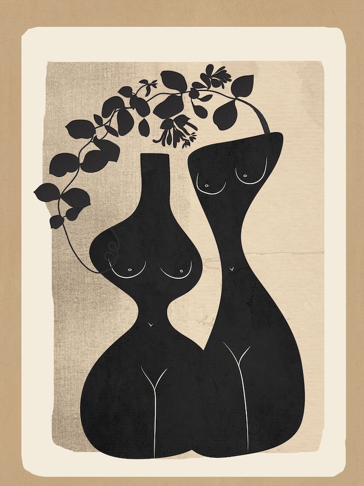 Modern Abstract Woman Body Vases 3