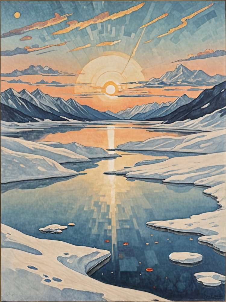 Sunset Over Lake no2