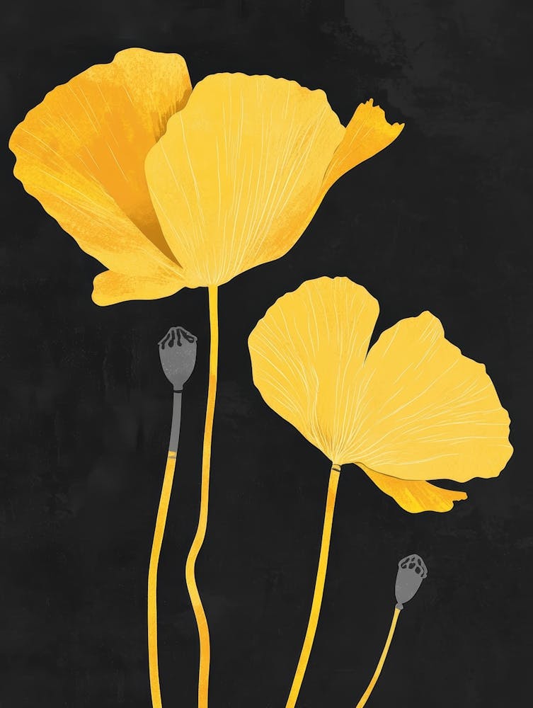 Yellow Poppies 8
