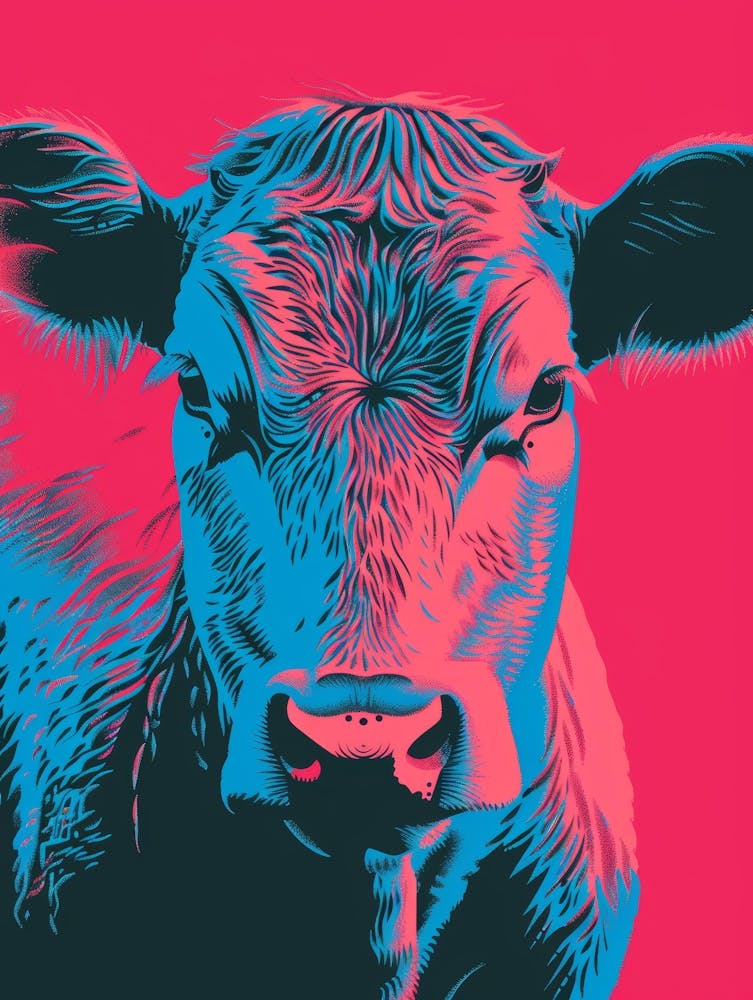 Cow Canvas Art 1