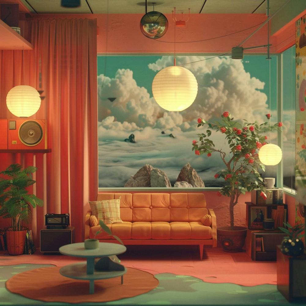 Psychedelic Living Room