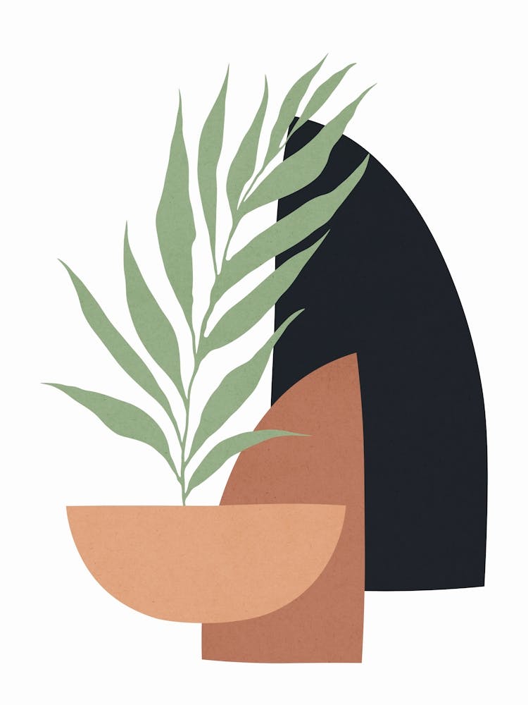 Geometric and floral composition 3