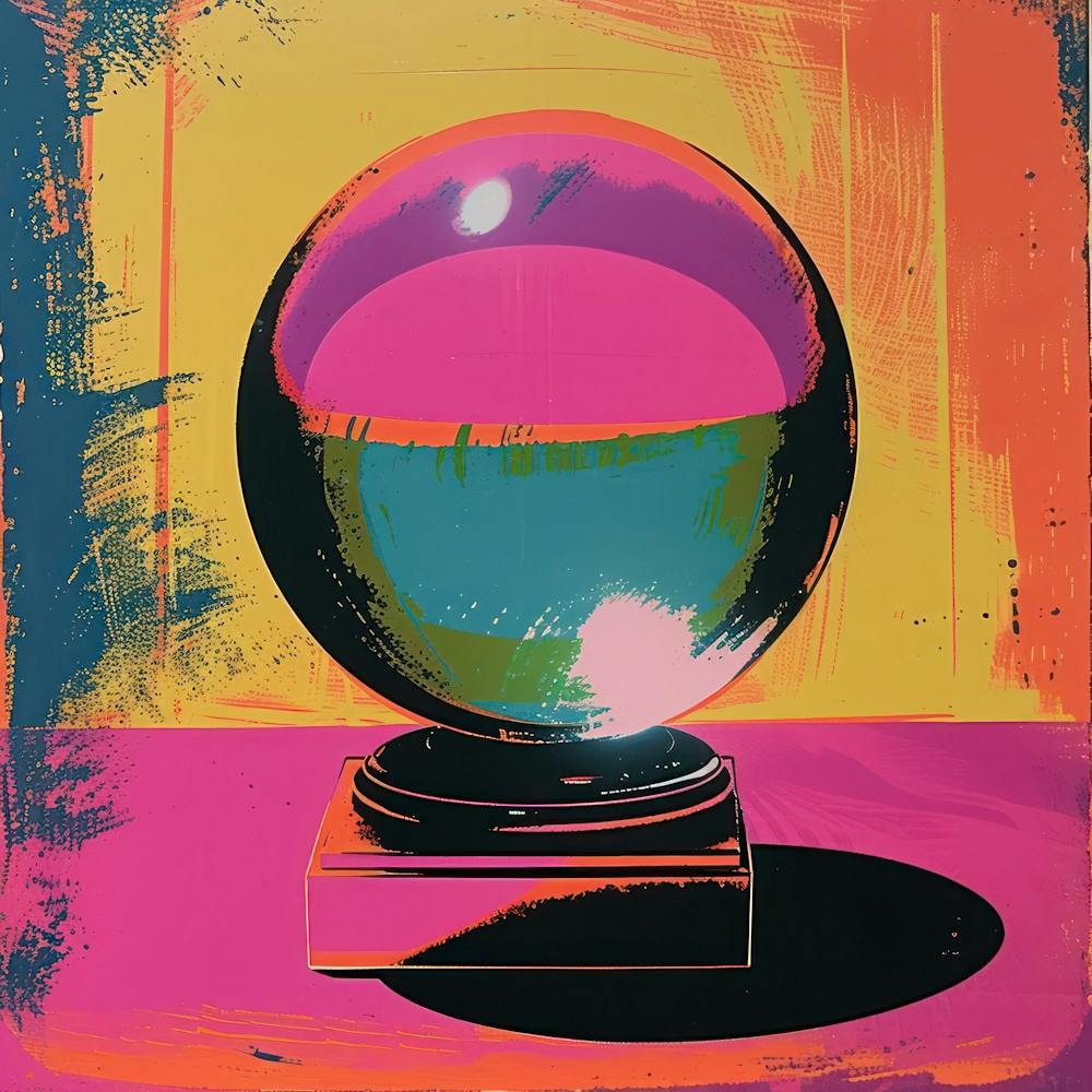 Crystal Ball Pop Art 4