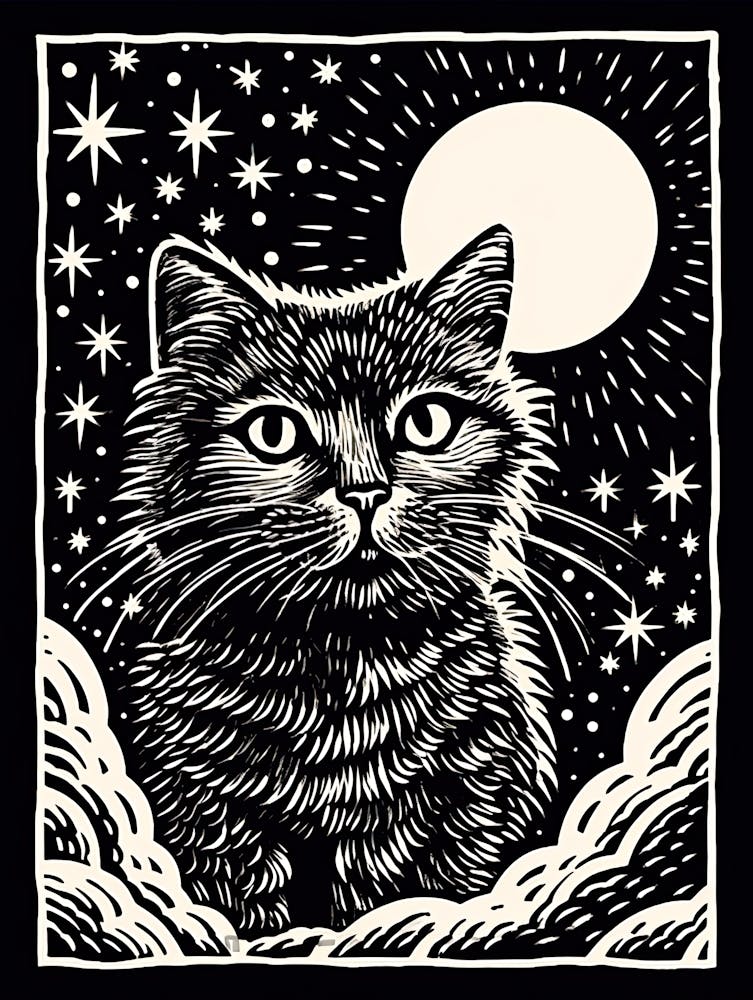 Nebula Pawprint, Psychedelic Cats series