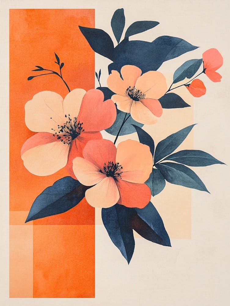 Orange Flowers 2
