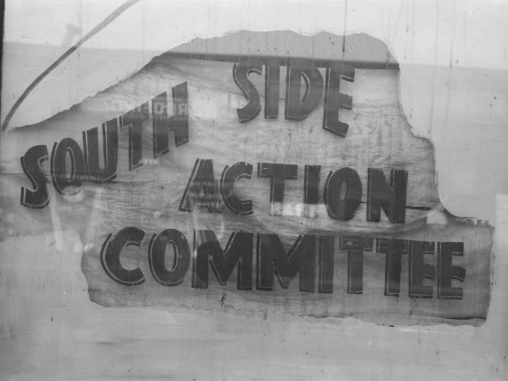 Sign In African American Section Of Chicago, Illinois By Russell Lee