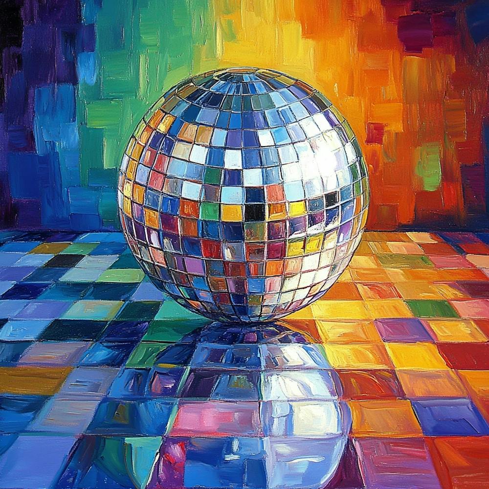 Disco Ball Art 24