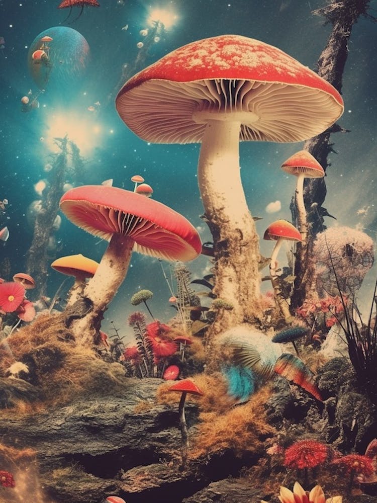Mushroom Collage 7