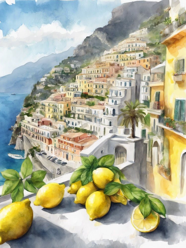 Positano Gemälde
