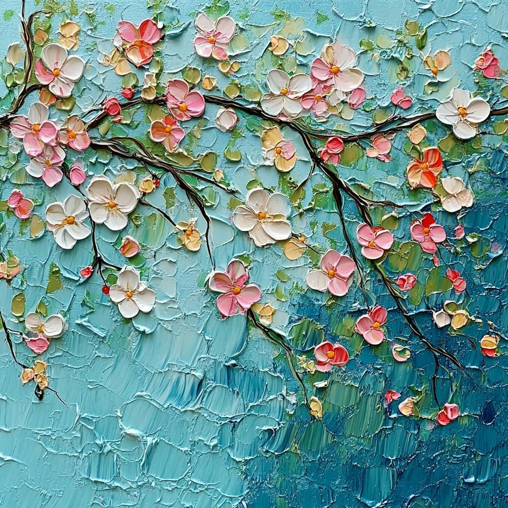 Springtime Art Flowers 2