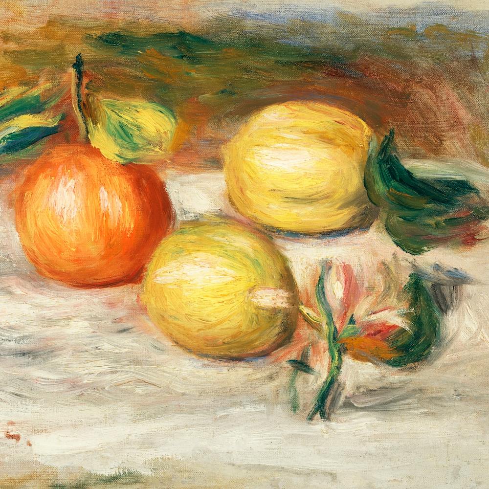 Lemons And Orange Square