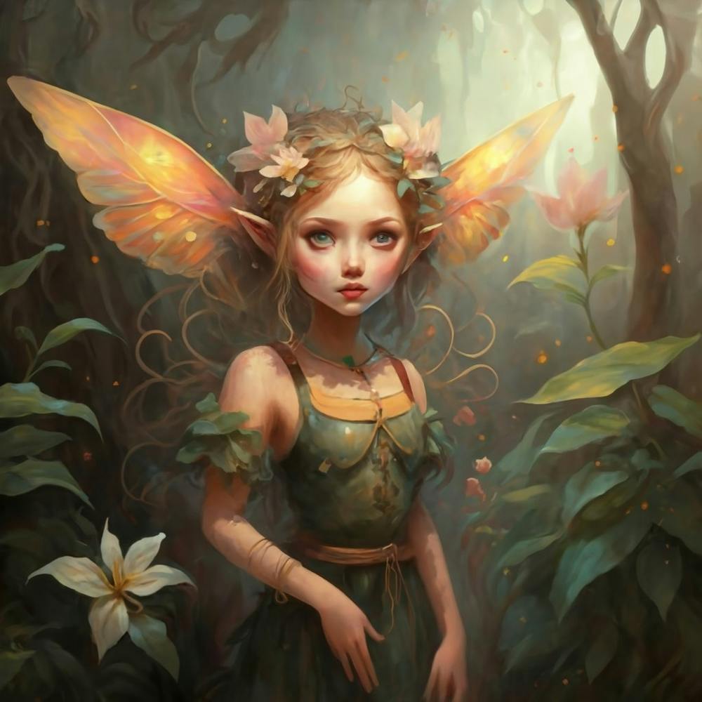 Fairy In The Forest