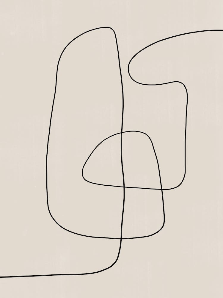Line Drawing Art Minimalist Contemporary Art