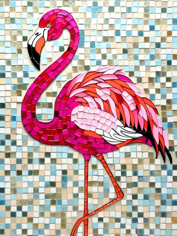 Mosaic Flamingo 3