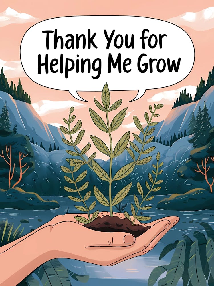 Thank You For Helping Me Grow 1