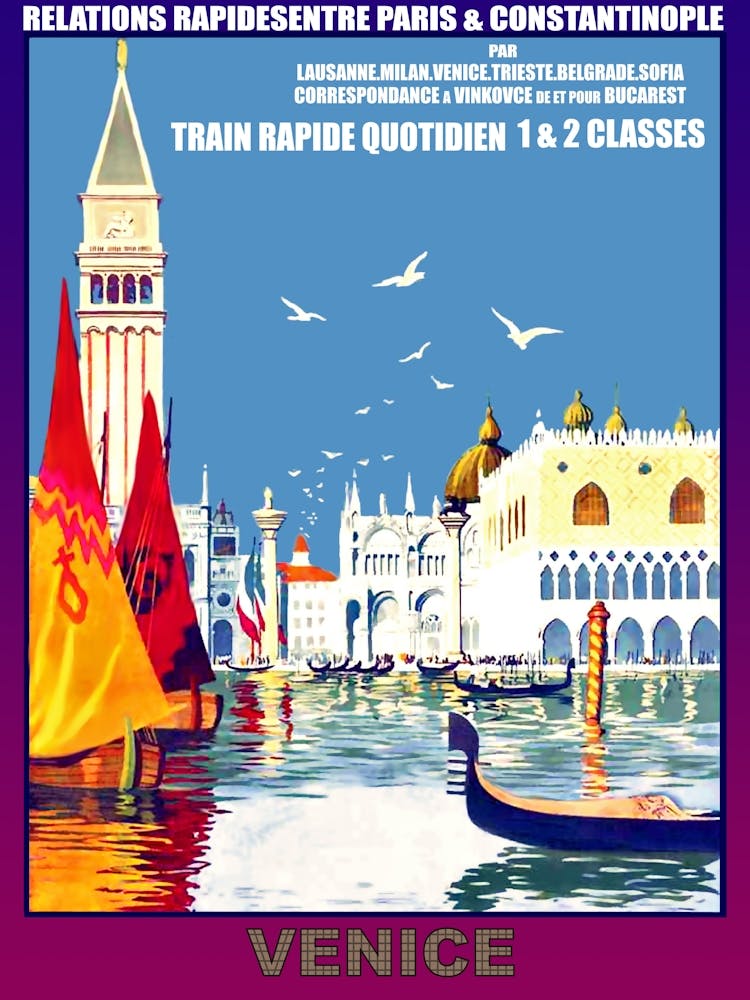 Venise, Connexion entre Paris et Constantinople