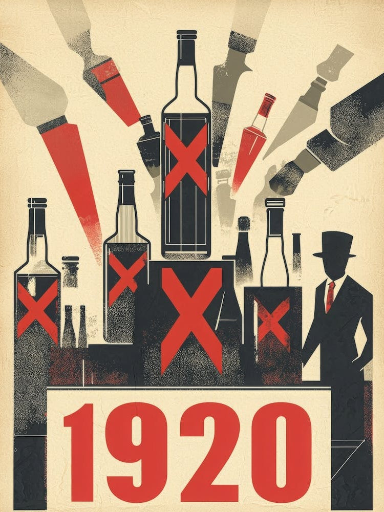 Aihrgdesign A Vintage Poster Symbolizing The Beginning Of Pro 46c0b701 E43c 452d B199 30184264d665 3