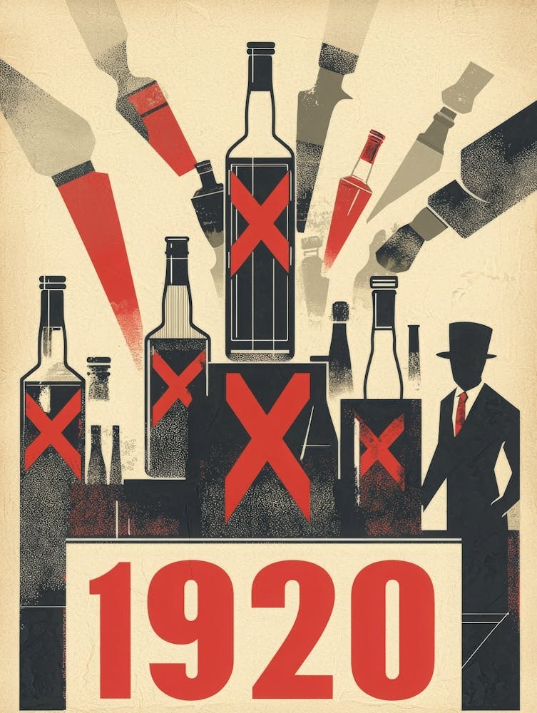 Aihrgdesign A Vintage Poster Symbolizing The Beginning Of Pro 46c0b701 E43c 452d B199 30184264d665 3