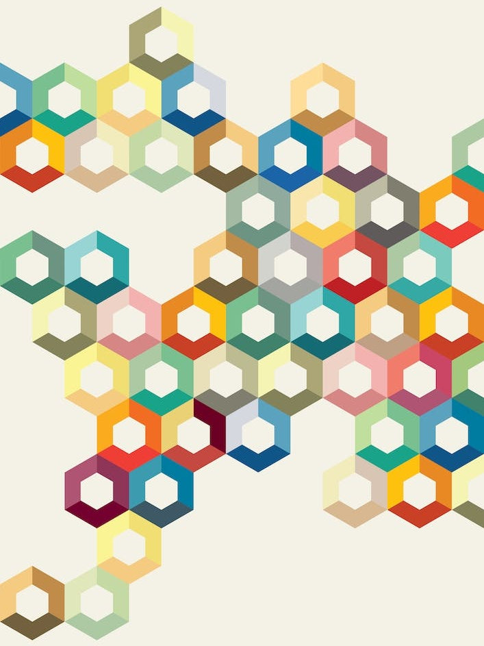 Colourful Honeycomb