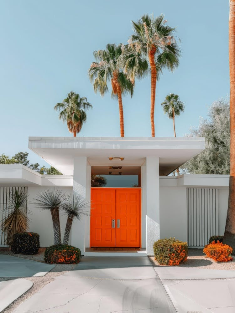 Orange Door In Palm Springs 1