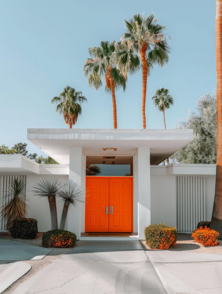Orange Door In Palm Springs 1