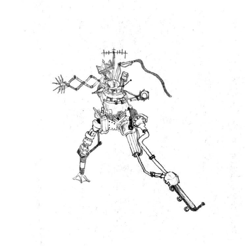 TV scrap robot