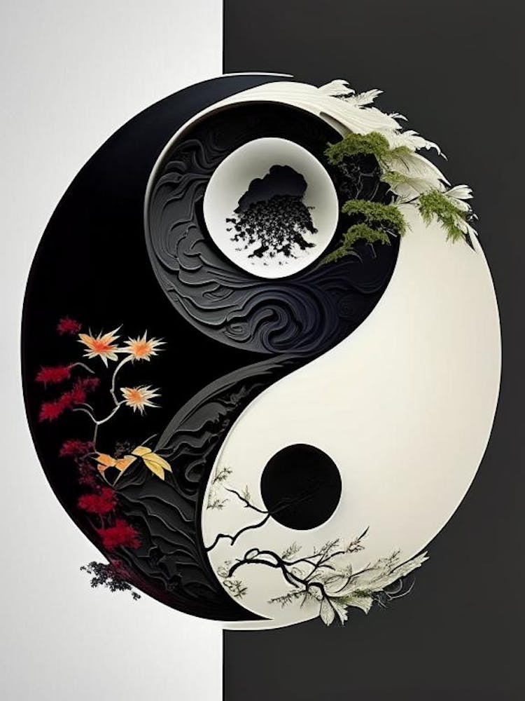 Repeat 4, Yin and Yang Illustration