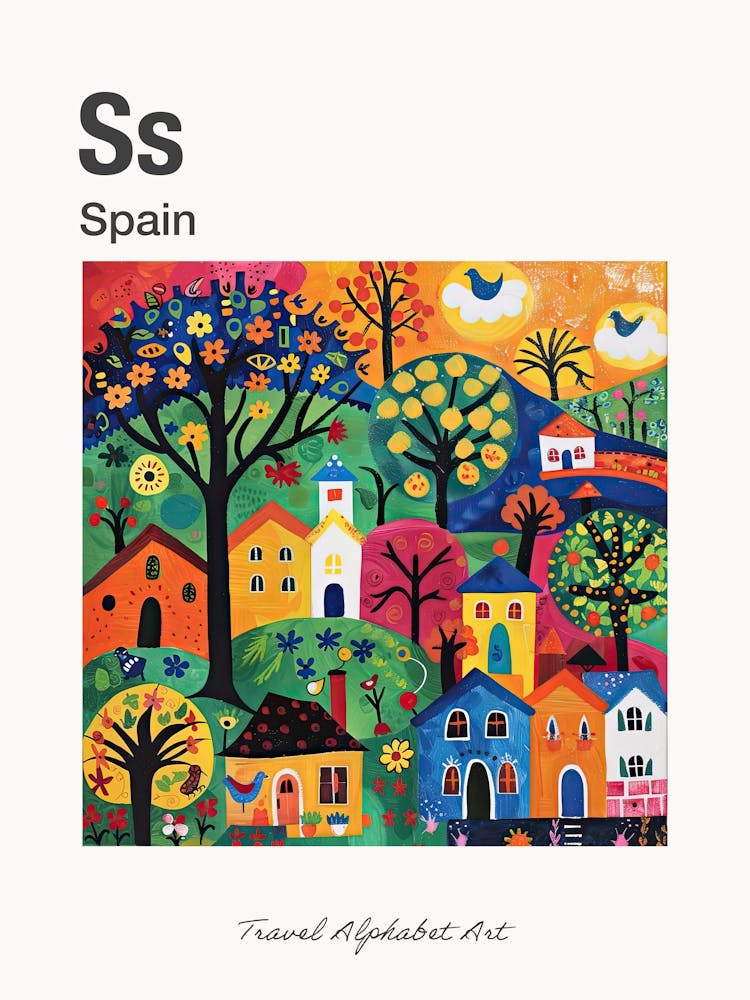 Kids Travel Alphabet  Spain 4