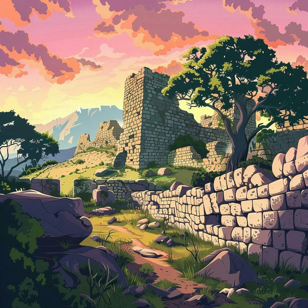 A Great Zimbabwe Ruins In Zimbabwe