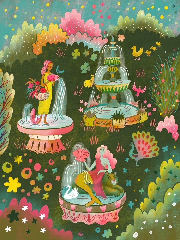 Magical Garden Fountains