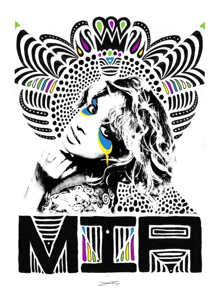 M.I.A. Illustration