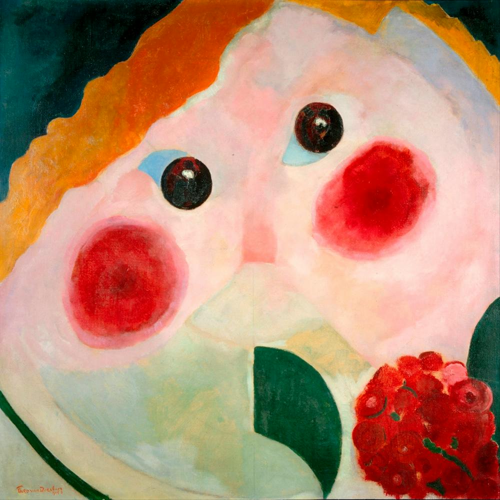 Theo Van Doesburg Girl With Ranunculus