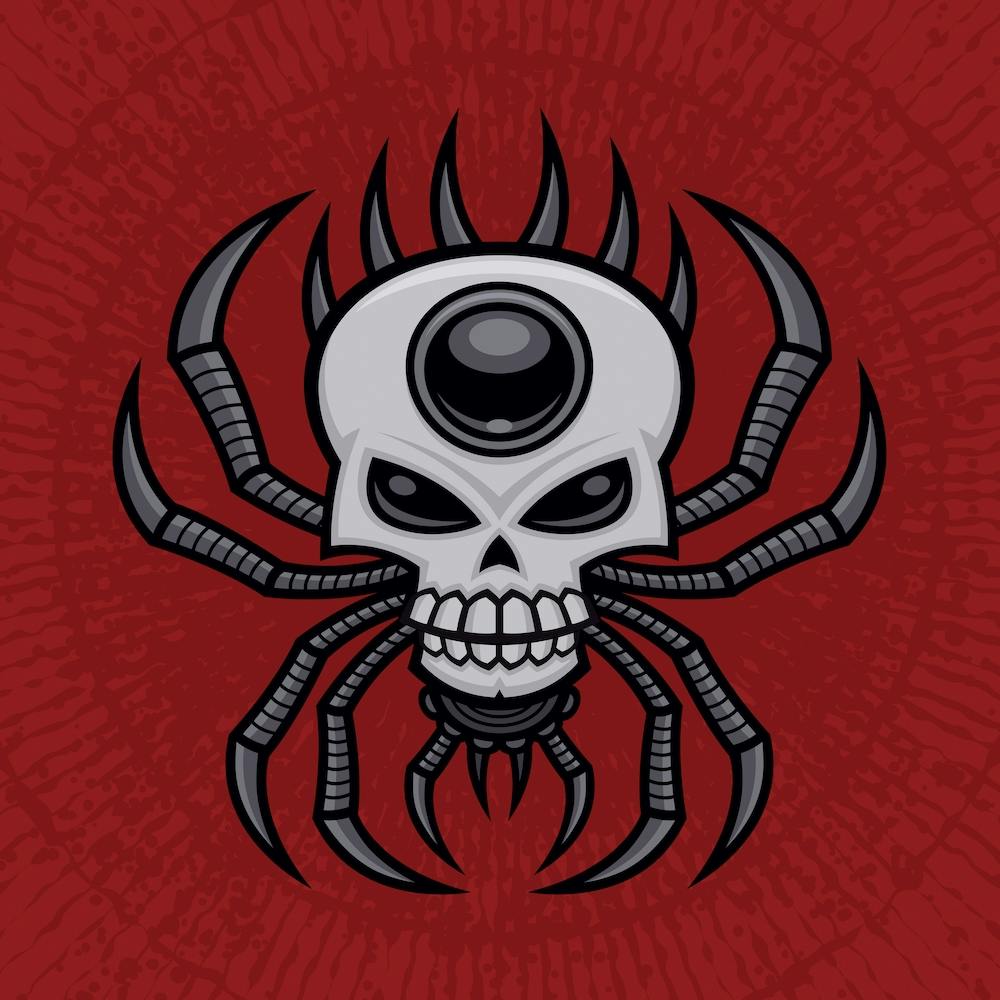 Totenkopf-Spinne