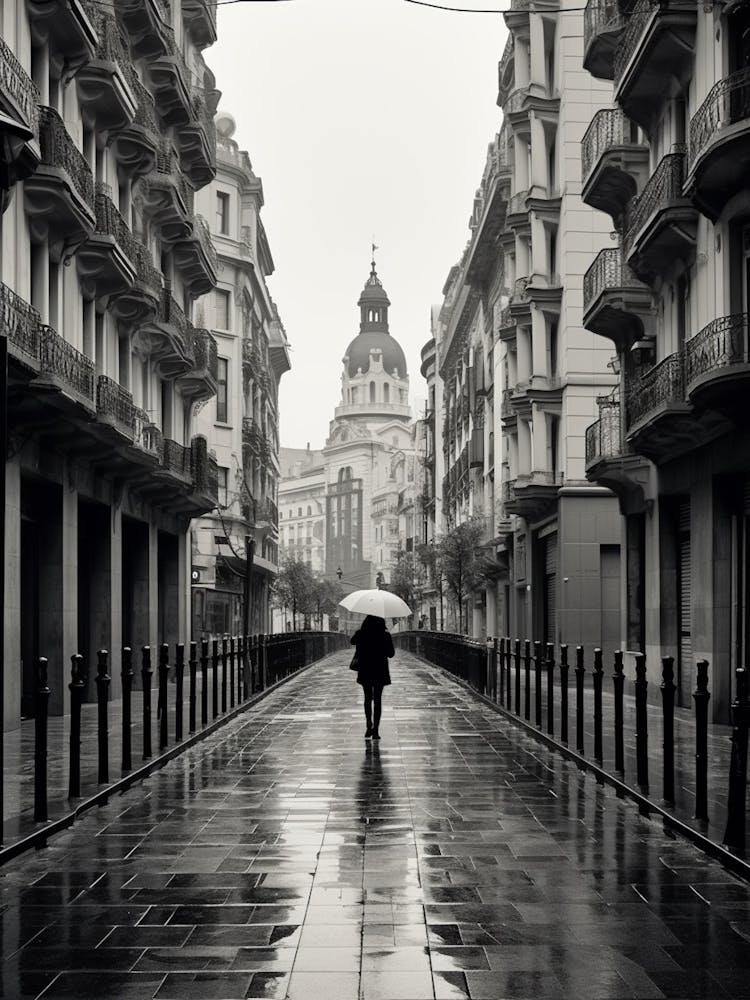 Bilbao, Spain, Black And White Analogue Photography 3