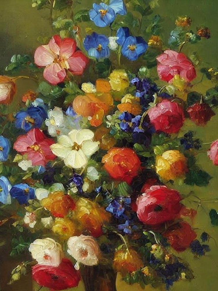 Morning Glory Painting 4 Flower