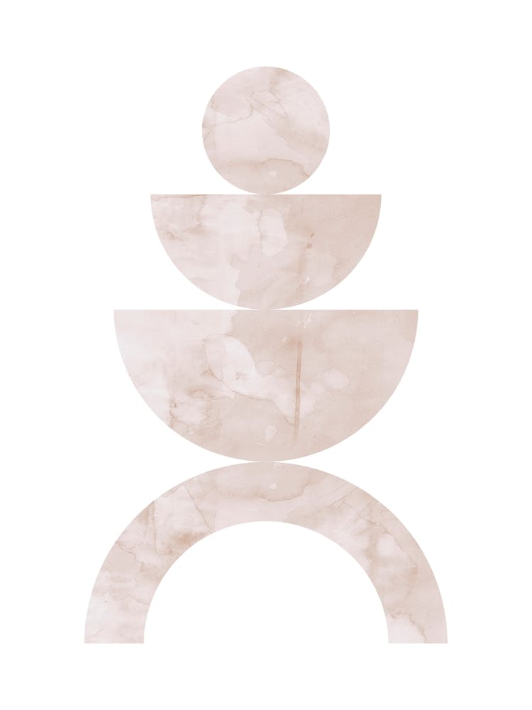 Geometry watercolor circles 1