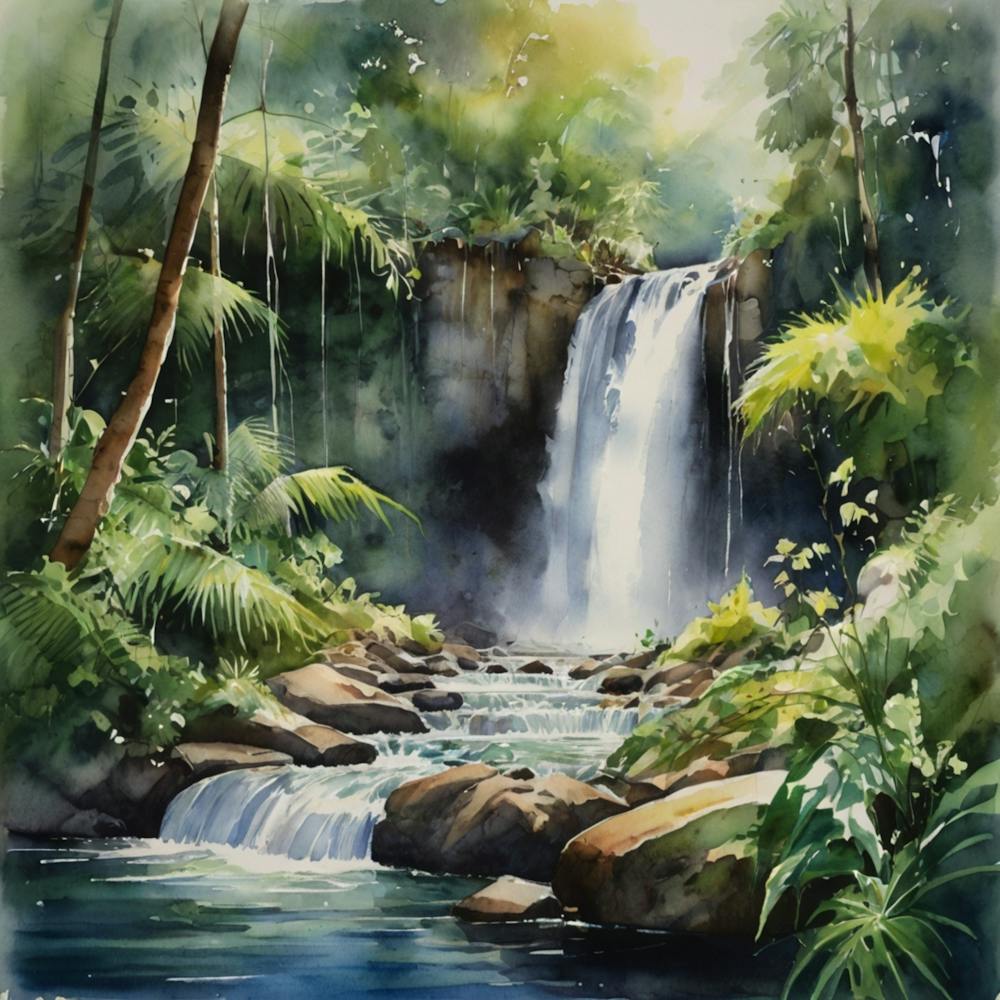 Waterfall In The Jungle 2